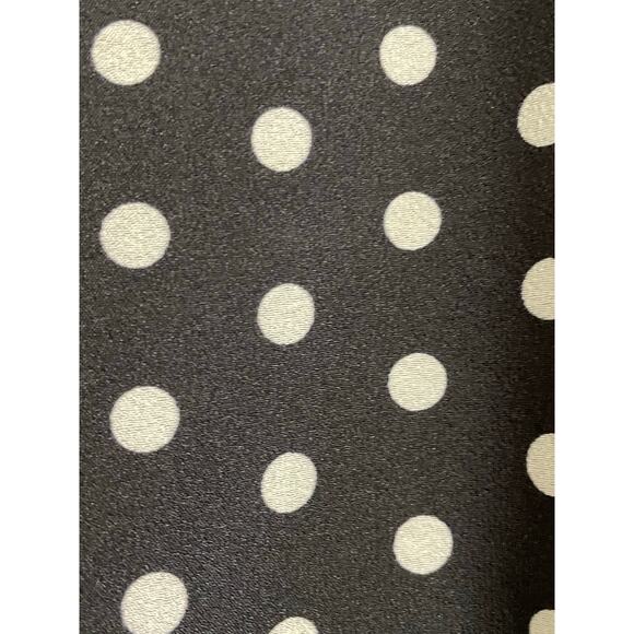 J.Crew Black & Cream Polka Dot Long Sleeve Dress 6 - Picture 7 of 7